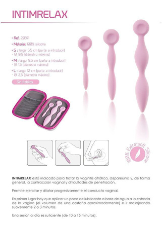 Система восстановления при вагините Femintimate Intimrelax для снятия спазмов при введении || Система відновлення при вагініті Femintimate Intimrelax для зняття спазмів під час введення