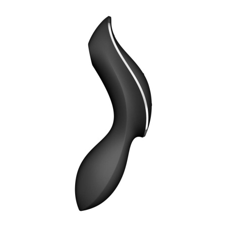 Вакуумный стимулятор с вибрацией Satisfyer Curvy Trinity 2 Black || Вакуумний стимулятор з вібрацією Satisfyer Curvy Trinity 2 Black