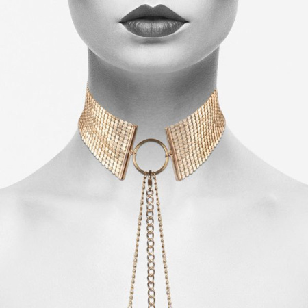 Ожерелье-воротник Bijoux Indiscrets Desir Metallique Collar - Gold || Намисто-комір Bijoux Indiscrets Desir Metallique Collar - Gold