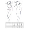 Корсет-сорочка с пажами Passion PALOMA CORSET S/M, white, трусики, полупрозрачный || Корсет-сорочка з пажами Passion PALOMA CORSET S/M, white, трусики, напівпрозорий