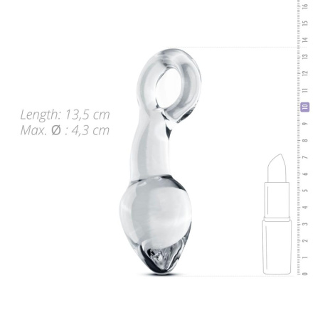 Стеклянный стимулятор простаты Gildo Glass Prostate Plug No. 13 || Скляний стимулятор простати Gildo Glass Prostate Plug No. 13