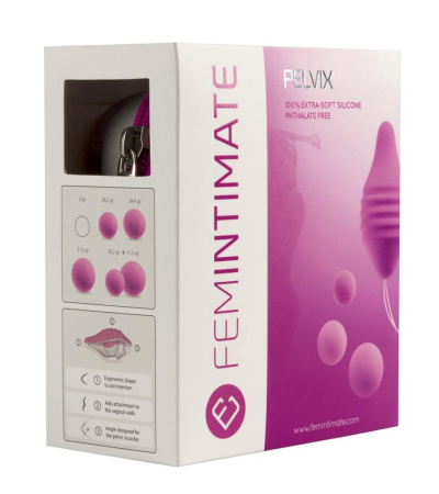Тренажер Кегеля Femintimate Pelvix Concept с набором грузов, анатомически правильный || Тренажер Кегеля Femintimate Pelvix Concept з набором вантажів, анатомічно правильний