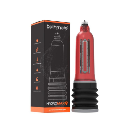 Гидропомпа Bathmate Hydromax 9 Red, для члена длиной от 18 до 23 см, диаметр до 5,5 см || Гідропомпа Bathmate Hydromax 9 Red, для члена довжиною від 18 до 23 см, діаметр до 5,5 см