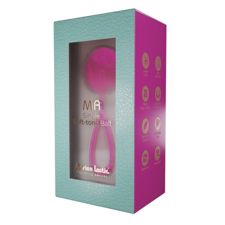 Вагинальные шарики Adrien Lastic Geisha Lastic Balls Mía Magenta (L), диаметр 4 см, масса 42 г || Вагінальні кульки Adrien Lastic Geisha Lastic Balls Mía Magenta (L), діаметр 4 см, маса 42 г