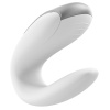 Смарт-вибратор для пар Satisfyer Double Fun (White) с пультом ДУ || Смартвібратор для пар Satisfyer Double Fun (White) з пультом ДК