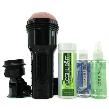 Мастурбатор Fleshlight Pink Lady Original Value Pack: присоска, смазка, чистящее и восстанавливающее || Мастурбатор Fleshlight Pink Lady Original Value Pack: присоска, змазка, чищення і відновлення