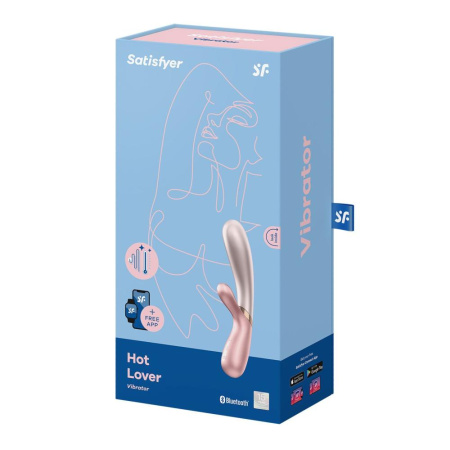 Смарт вибратор-кролик с подогревом Satisfyer Hot Lover Pink || Смарт вібратор-кролик із підігрівом Satisfyer Hot Lover Pink