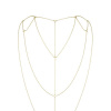 Цепочка для спины Bijoux Indiscrets Magnifique Back and Cleavage Chain - Gold, украшение для тела || Ланцюжок для спини Bijoux Indiscrets Magnifique Back and Cleavage Chain - Gold, прикраса для тіла