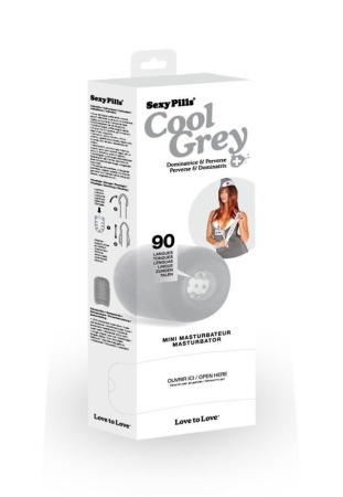 Мастурбатор пилюля Love To Love SEXY PILLS COOL GREY || Мастурбатор пігулка Love To Love SEXY PILLS COOL GREY