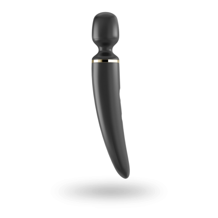 Вибромассажер Satisfyer Wand-er Woman (Black/Gold), водонепроницаемый, мощный, размер XXL || Вібромасажер Satisfyer Wand-er Woman (Black/Gold), водонепроникний, потужний, розмір XXL