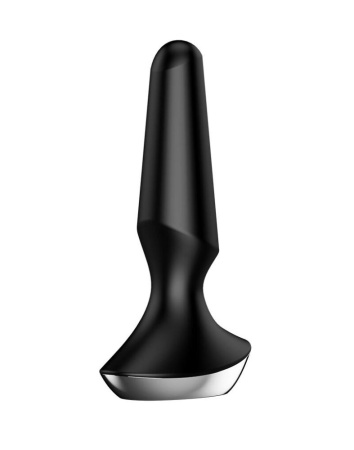Анальная смарт-вибропробка Satisfyer Plug-ilicious 2 Black || Анальна смарт-вібропробка Satisfyer Plug-ilicious 2 Black