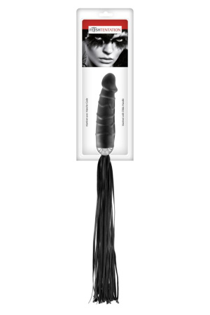Флоггер с ручкой-дилдо Fetish Tentation Whip with Dildo Handle || Флогер з ручкою-дилдо Fetish Tentation Whip with Dildo Handle