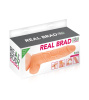 Фаллоимитатор с подвижной крайней плотью Real Body — Real Brad, диаметр 4 см, TPE || Фалоімітатор із рухомою крайньою плоттю Real Body — Real Brad, діаметр 4 см, TPE