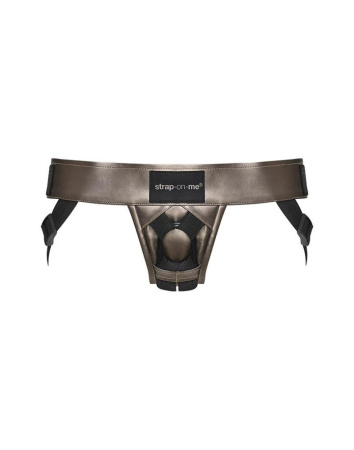 Трусики для страпона Strap-On-Me Leatherette Harness CURIOUS