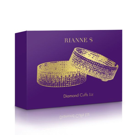 Лакшери наручники-браслеты с кристаллами Rianne S: Diamond Cuffs, подарочная упаковка || Лакшері наручники-браслети з кристалами Rianne S: Diamond Cuffs, подарункове паковання