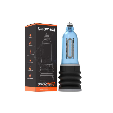 Гидропомпа Bathmate Hydromax 7 WideBoy Blue, для члена длиной от 12,5 до 18 см, диам. до 5,5 см || Гідропомпа Bathmate Hydromax 7 WideBoy Blue, для члена довжиною від 12,5 до 18 см, діам.до 5,5 см