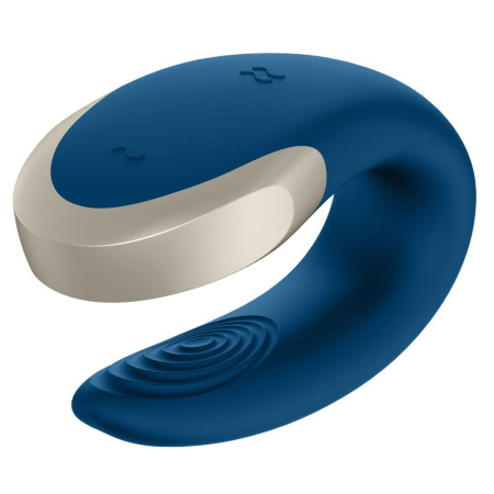 Смарт-вибратор для пар Satisfyer Double Love (Blue) || Смарт-вібратор для пар Satisfyer Double Love (Blue)