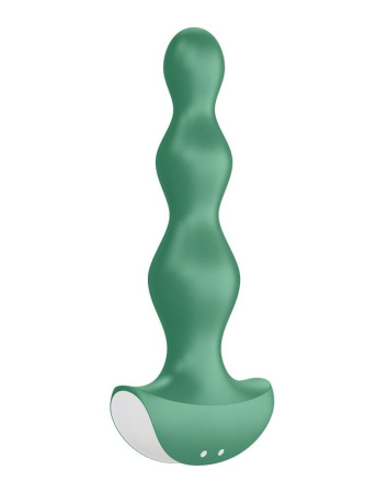 Анальный стимулятор-бусины с двумя моторами Satisfyer Lolli-Plug 2 Green || Анальний стимулятор-намистини з двома моторами Satisfyer Lolli-Plug 2 Green