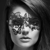 Маска на лицо Bijoux Indiscrets - Sybille Mask, виниловая, клеевое крепление, без завязок || Маска на обличчя Bijoux Indiscrets - Sybille Mask, вінілова, клейове кріплення, без зав'язок