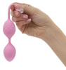Роскошные вагинальные шарики PILLOW TALK - Frisky Pink с кристаллом, диаметр 3,2см, вес 49-75гр || Розкішні вагінальні кульки PILLOW TALK - Frisky Pink з кристалом, діаметр 3,2 см, вага 49-75гр