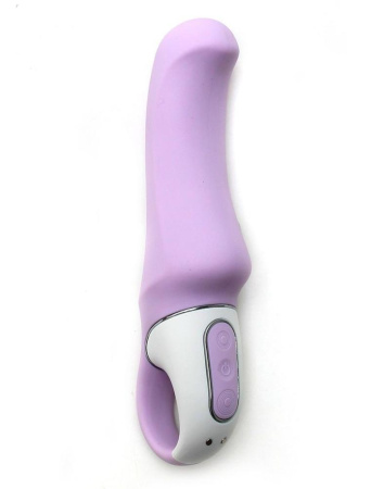 Мощный вибратор Satisfyer Vibes Charming Smile с гибким стволом, литой силикон, 12 режимов работы || Потужний вібратор Satisfyer Vibes Charming Smile з гнучким стовбуром, літій силікон, 12 режимів