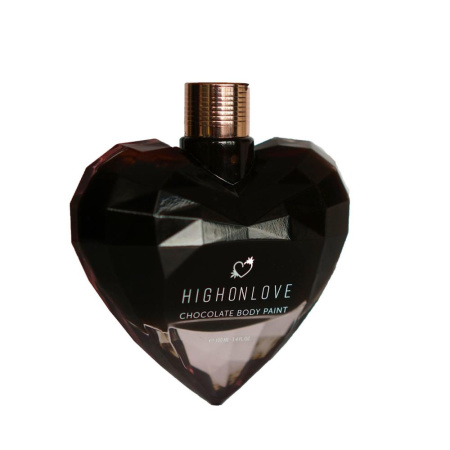 Премиум краска для тела HighOnLove Chocolate Body Paint (100 мл) с какао, кофеином, маслом каннабиса || Преміум фарба для тіла HighOnLove Chocolate Body Paint (100 мл) з какао, кофеїном, маслом канабісу