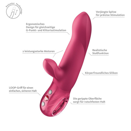 Пульсатор Fun Factory Bi Stronic Arc Raspberry || Пульсатор Fun Factory Bi Stronic Arc Raspberry