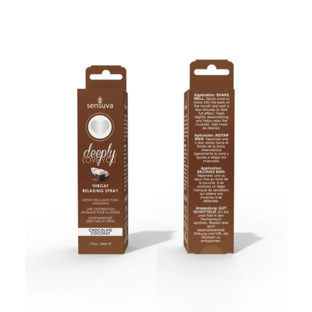 Спрей для минета Sensuva Deeply Love You Chocolate Coconut (29 мл) для глубокого минета || Спрей для мінету Sensuva Deeply Love You Chocolate Coconut (29 мл), для глубокого мінету
