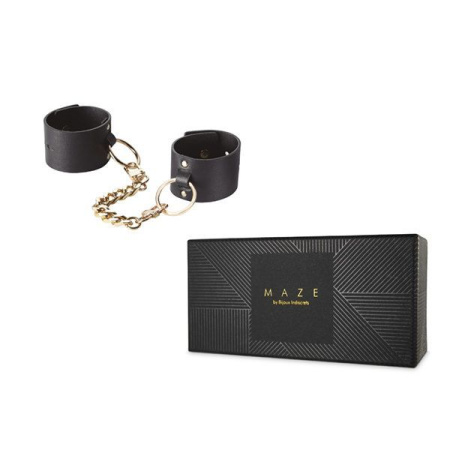 Наручники Bijoux Indiscrets MAZE - Wide Cuffs Black || Наручники Bijoux Indiscrets MAZE — Wide Cuffs Black