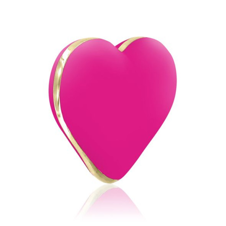Вибратор-сердечко Rianne S: Heart Vibe Rose, 10 режимов, медицинский силикон, подарочная упаковка || Вібратор-сердечко Rianne S: Heart Vibe Rose, 10 режимів, медичний силікон, подарункове паковання