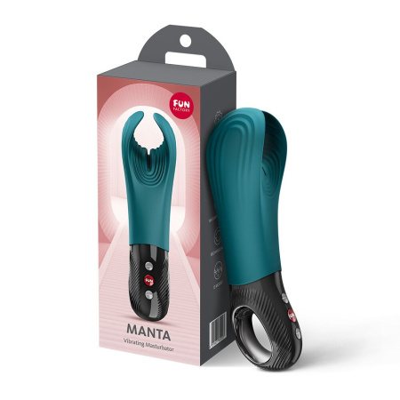 Вибратор для пениса Fun Factory MANTA Bottle Green, подходит для парных игр || Вібратор для пеніса Fun Factory MANTA Bottle Green, підходить для парних ігор