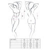 Корсет с пажами Passion JANET CORSET L/XL, white, трусики, полупрозрачный || Корсет з пажами Passion JANET CORSET L/XL, white, трусики, напівпрозорий