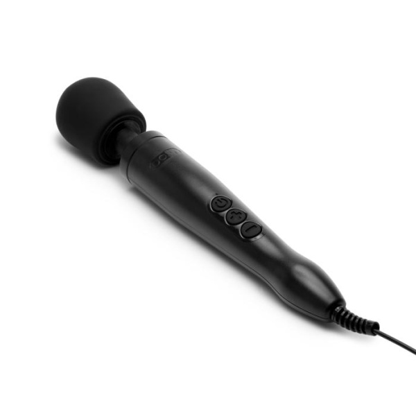 Вибромассажер DOXY Original Black, очень мощный, питание 220В, пульсирующие вибрации