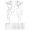 Корсет-сорочка с пажами Passion MADDIE CORSET L/XL, black, трусики || Корсет-сорочка з пажами Passion MADDIE CORSET L/XL, black, трусики