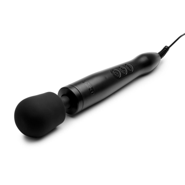 Вибромассажер DOXY Original Black, очень мощный, питание 220В, пульсирующие вибрации