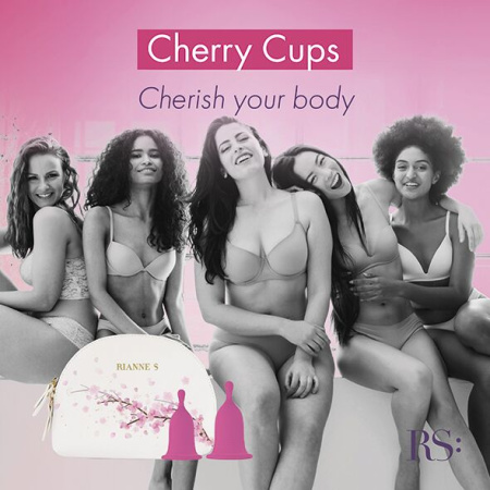 Менструальные чаши RIANNE S Femcare - Cherry Cup || Менструальні чаші RIANNE S Femcare — Cherry Cup