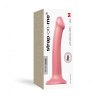 Насадка для страпона Strap-On-Me Mono Density Dildo Rose M, диам. 3,3см, однослойный силикон, гибкий || Насадка для страпону Strap-On-Me Mono Density Dildo Rose M, діам. 3,3 см, одношаровий силікон, гнучк