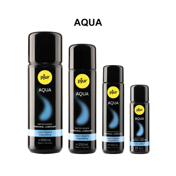 Лубрикант на водной основе pjur Aqua 30 мл, эффект бархатистой кожи без прилипания