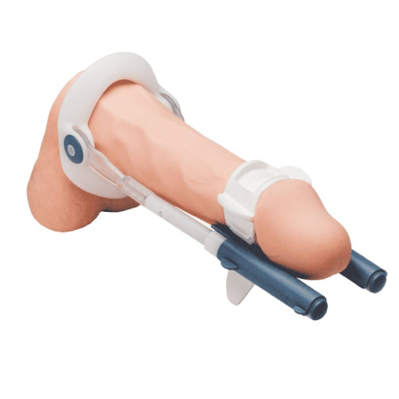 Экстендер для увеличения члена Male Edge Basic, ремешковый, масса всего 65 г, прочный пластик || Екстендер для збільшення члена Male Edge Basic, ремінцевий, маса всього 65 г, міцний пластик