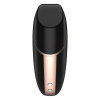 Вакуумний кліторальний стимулятор Satisfyer Love Triangle Black з керуванням через інтернет