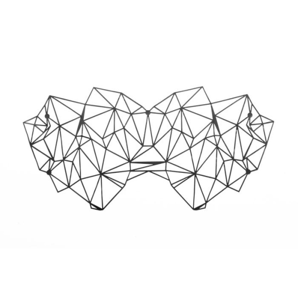 Маска на лицо Bijoux Indiscrets - Kristine Mask, виниловая, клеевое крепление, без завязок