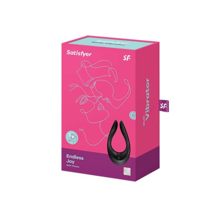 Вибратор для пар Satisfyer Endless Joy Black, 3 независимых мотора, многофункциональный || Вібратор для пар Satisfyer Endless Joy Black, 3 незалежні мотори, багатофункціональний
