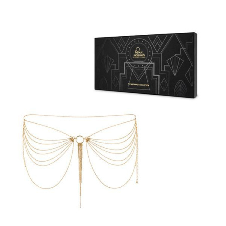 Цепочка на трусики или лиф Bijoux Indiscrets MAGNIFIQUE Waist Chain - Gold, украшение на тело || Ланцюжок на трусики або ліф Bijoux Indiscrets MAGNIFIQUE Waist Chain - Gold, прикраса на тіло