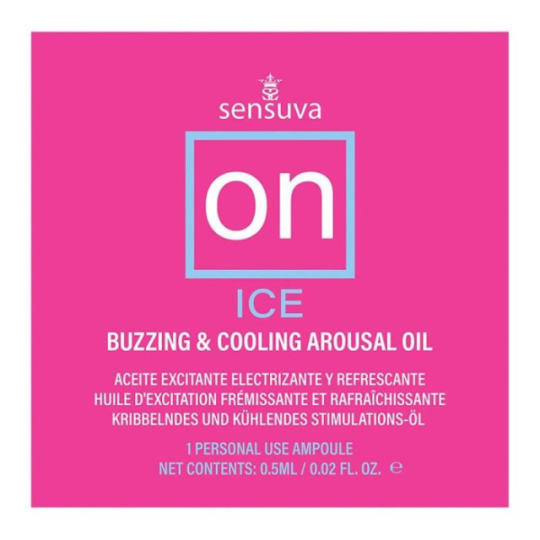 Пробник возбуждающего масла Sensuva – ON Arousal Oil for Her Ice (0,3 мл)