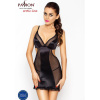 Сорочка приталенная с чашечками WILMA CHEMISE black L/XL - Passion, трусики || Сорочка приталена з чашечками WILMA CHEMISE black L/XL - Passion, трусики