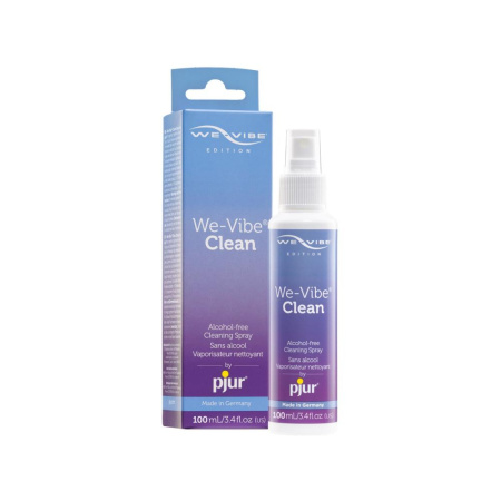 Антибактериальный спрей pjur We-Vibe Clean 100 мл без спирта и ароматизаторов || Антибактеріальний спрей pjur We-Vibe Clean 100 мл без спирту та ароматизаторів