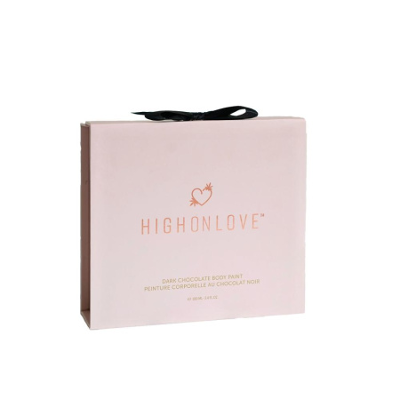 Премиум краска для тела HighOnLove Chocolate Body Paint (100 мл) с какао, кофеином, маслом каннабиса || Преміум фарба для тіла HighOnLove Chocolate Body Paint (100 мл) з какао, кофеїном, маслом канабісу