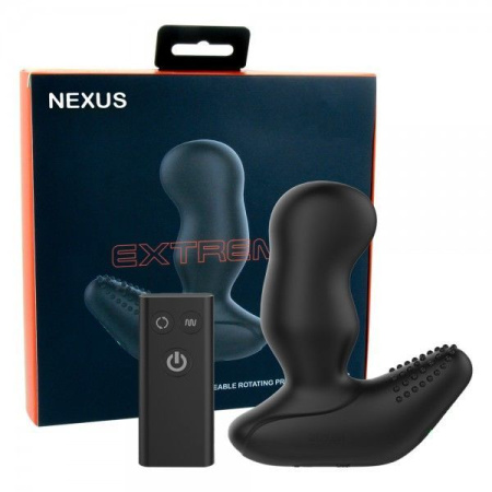Массажер простаты Nexus Revo Extreme с вращающейся головкой и пультом ДУ || Масажер простати Nexus Revo Extreme з головкою, яка обертається і пультом ДК