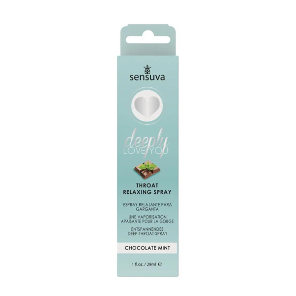 Спрей для минета Sensuva Deeply Love You Chocolate Mint (29 мл), для глубокого минета