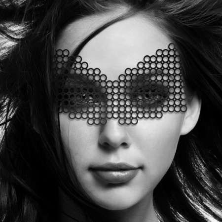 Маска на лицо Bijoux Indiscrets - Erika Mask, виниловая, клеевое крепление, без завязок || Маска на обличчя Bijoux Indiscrets - Erika Mask, вінілова, клейове кріплення, без зав'язок